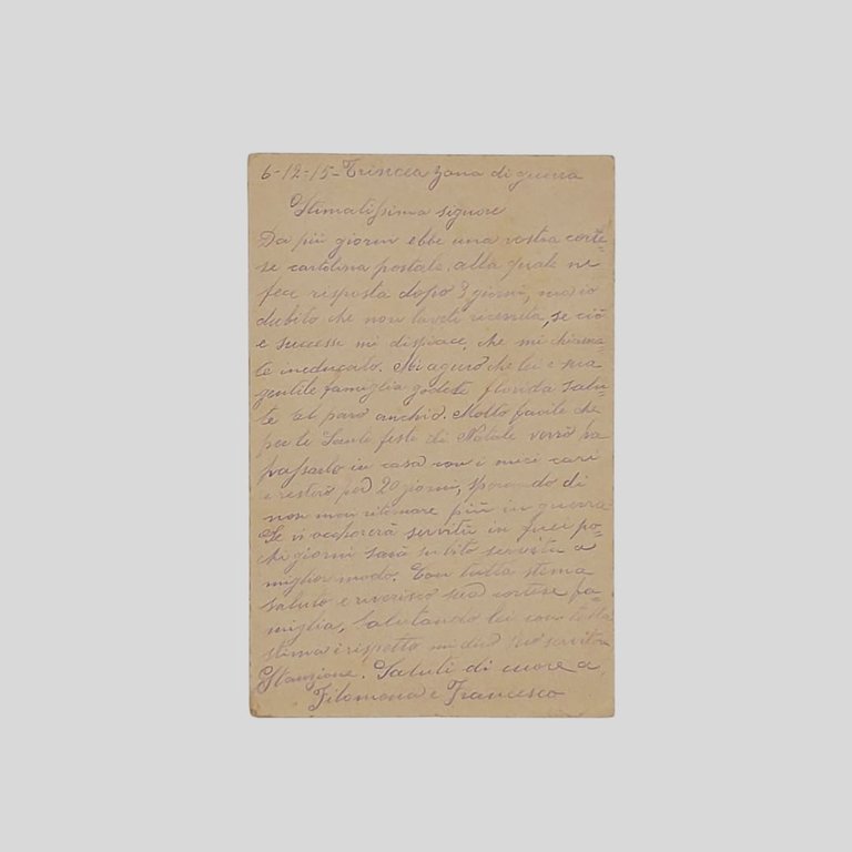 118° Reggimento Fanteria. Zona di Guerra.