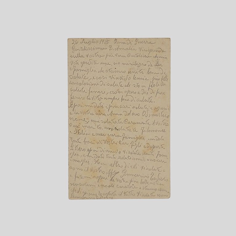 136° Fanteria. Zona di Guerra