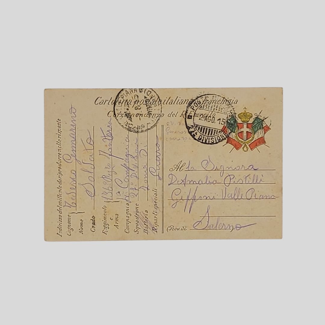 136° Reggimento Fanteria. 27 Divisione. Zona di Guerra.