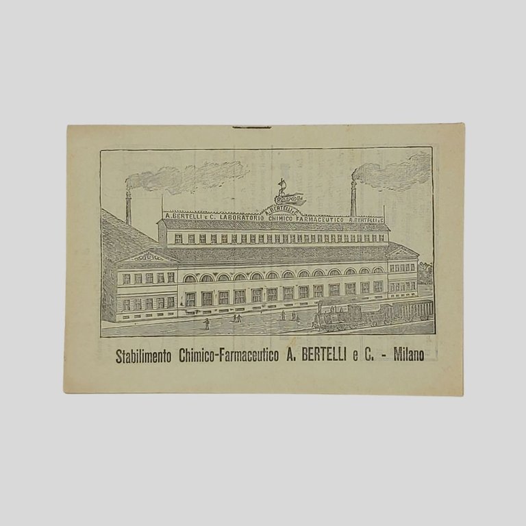A. Bertelli e C. Milano. Prodotti farmaceutici speciali.