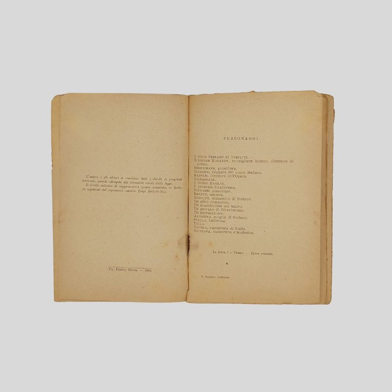 Andreina. Commedia in quattro atti e sei quadri. Traduzione di … | Immagine Gallery 2