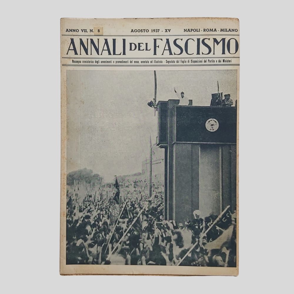 Annali del Fascismo. Rassegna cronistorica degli avvenimenti e provvedimenti del …