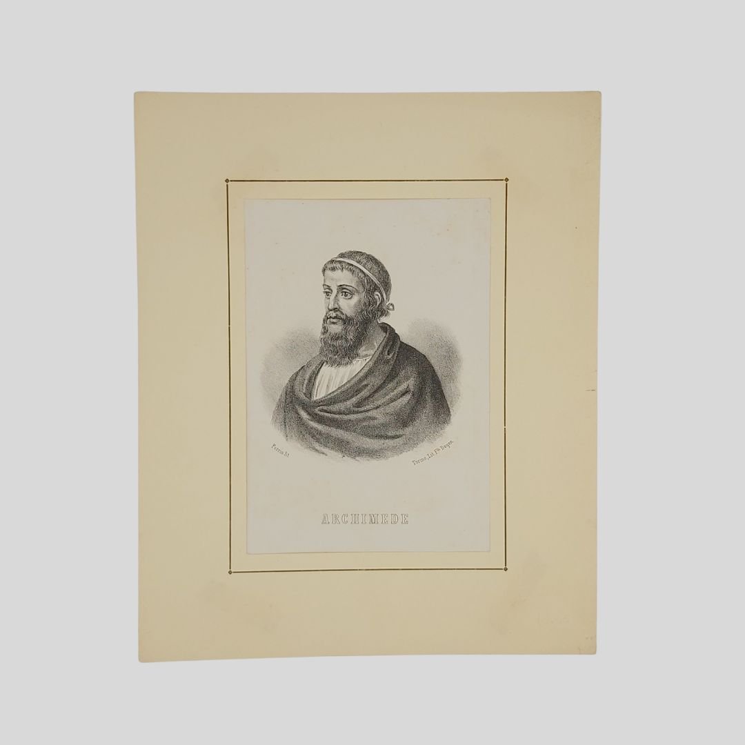 Archimede [287 a.c. circa-212 a.c.] Matematico, e inventore siceliota