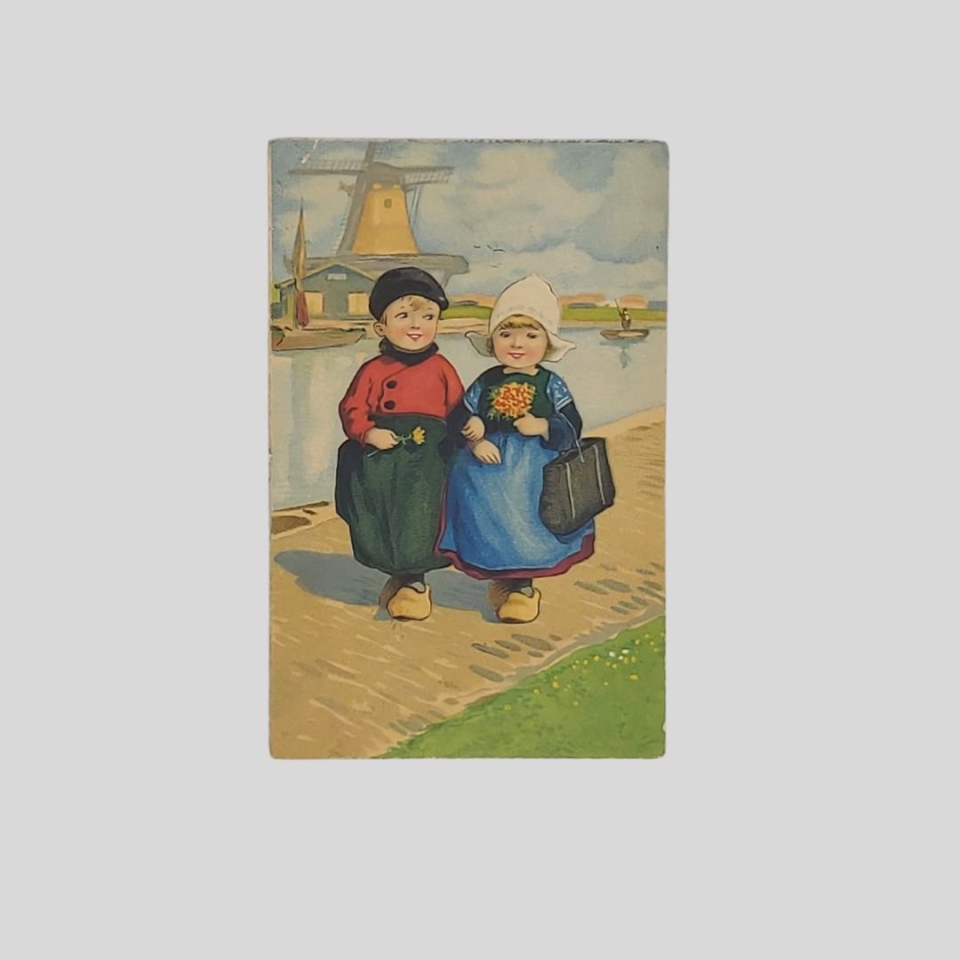 Bambini Olandesi a passeggio.