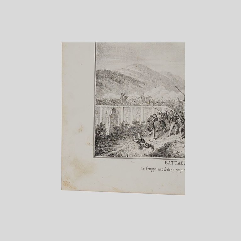 Battaglia del Volturno. Le truppe napoletane respinte al di là …