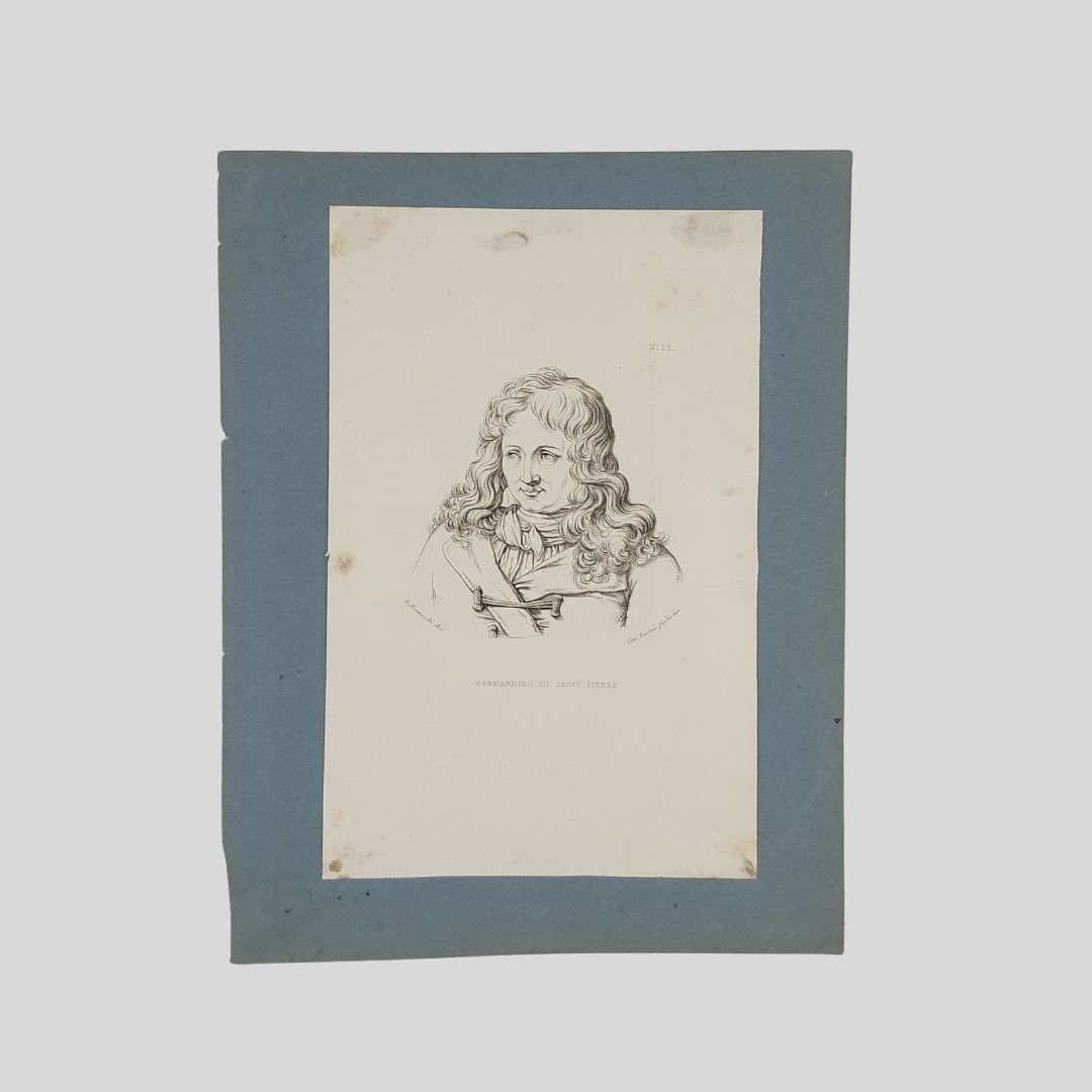 Bernardino di Saint Pierre [1737-1817] Scrittore e botanico francese