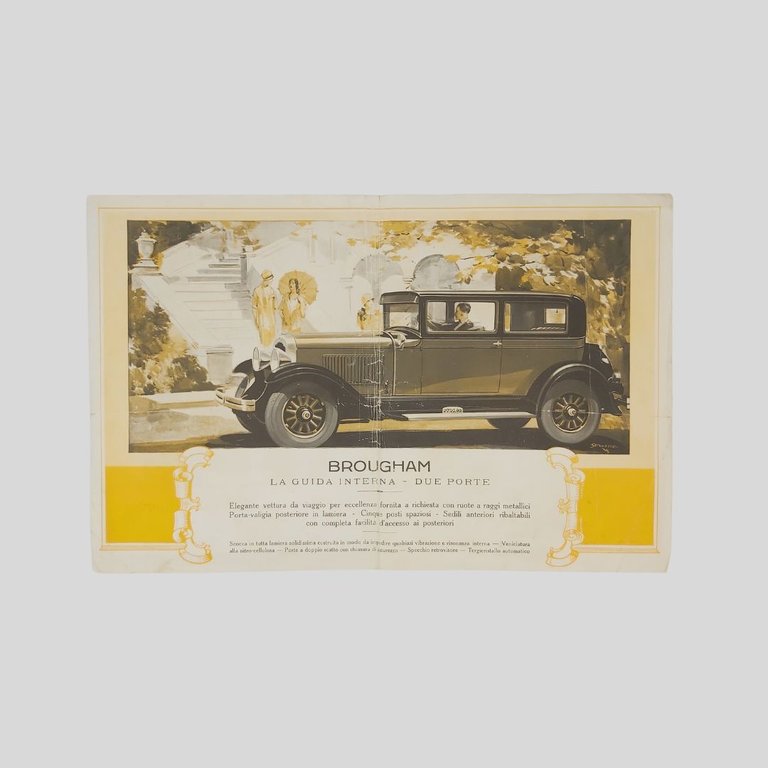 Brougham. La guida interna – due porte. Automobile Reo Flyng …