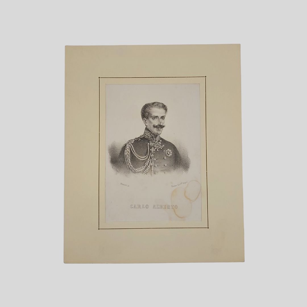 Carlo Alberto [1798-1849] Re di Sardegna.
