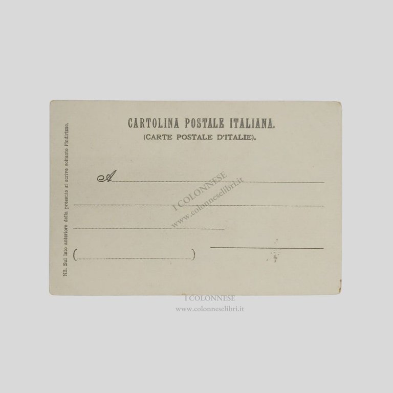 Cartolina litografica originale.