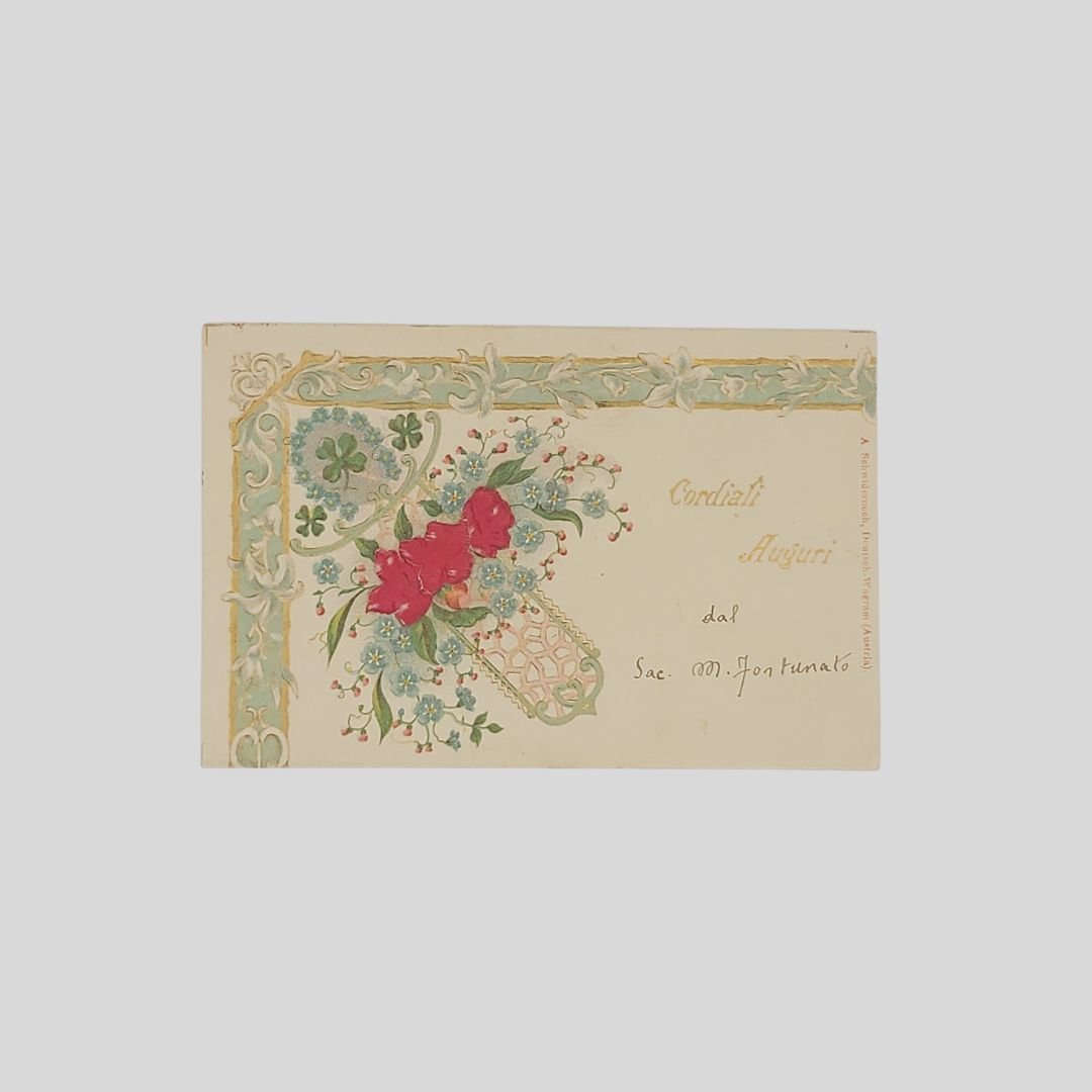 Cordiali Auguri. Fiori. | Immagine principale