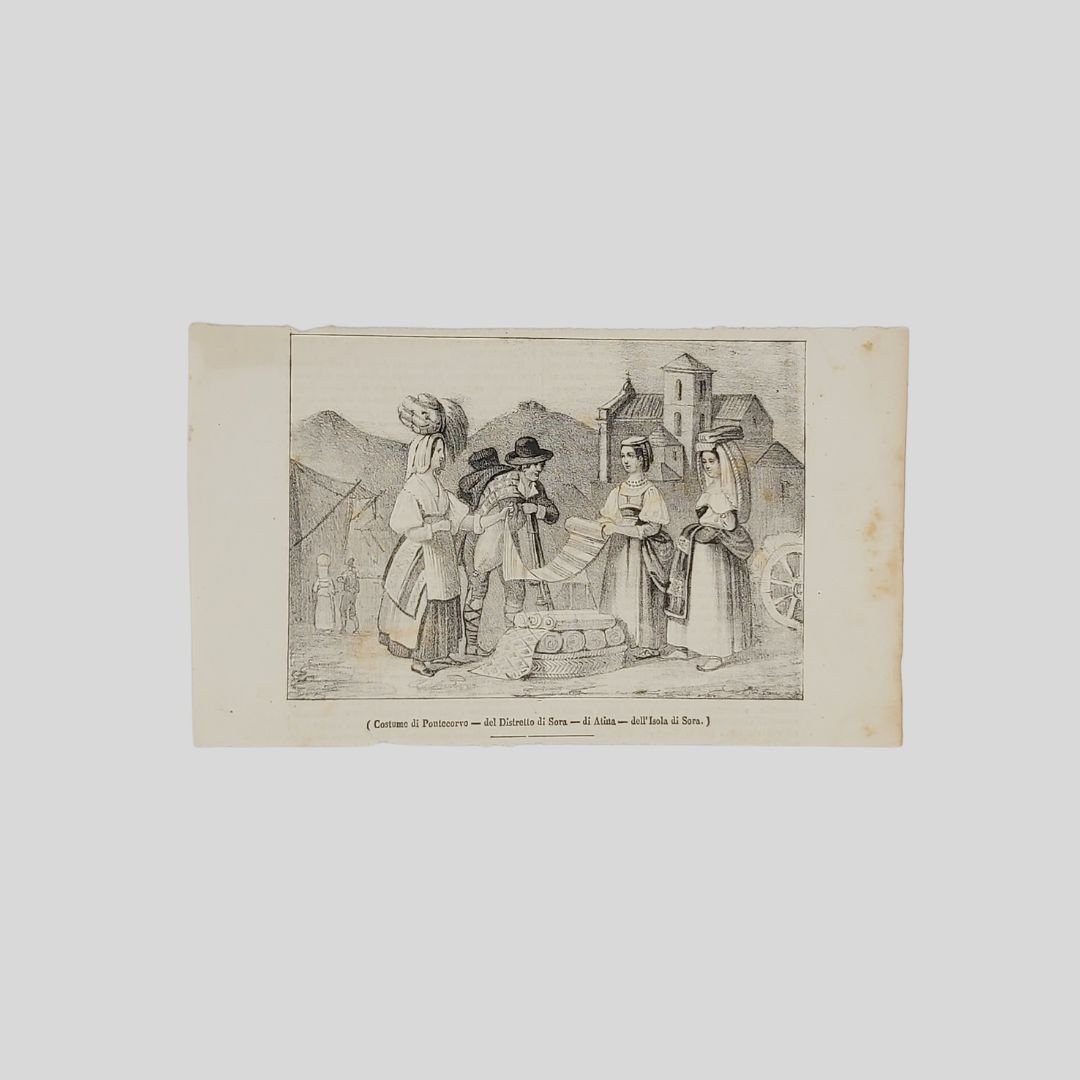 Costume di Pontecorvo – del Distretto di Sora – di …