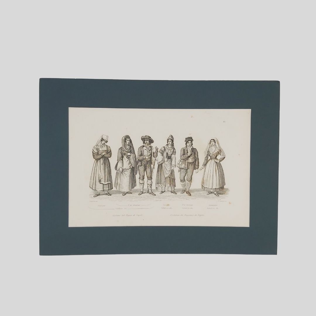 Costumi del Regno di Napoli. Calabria citeriore: Cassano, Cosenza; Calabria …