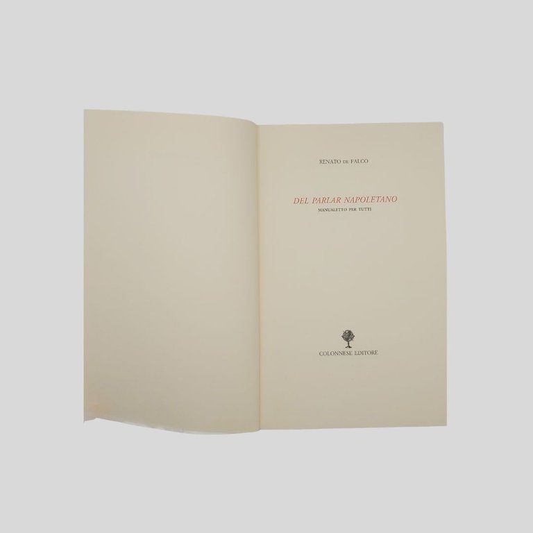 Del parlar napoletano. Manualetto per tutti. | Immagine Gallery 2