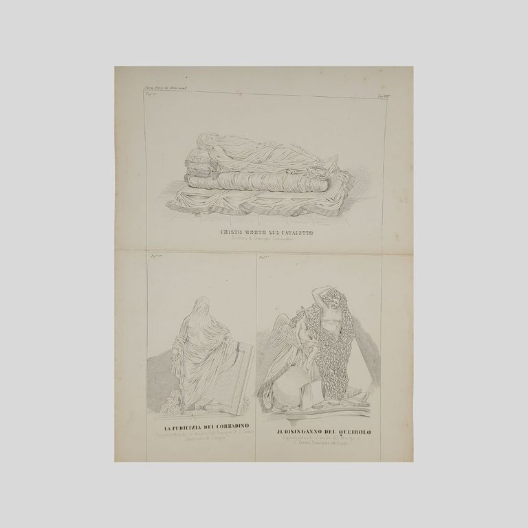 Di Sangro. Cappella Sansevero: Cristo morto sul cataletto. La Pudicizia … | Immagine Gallery 1