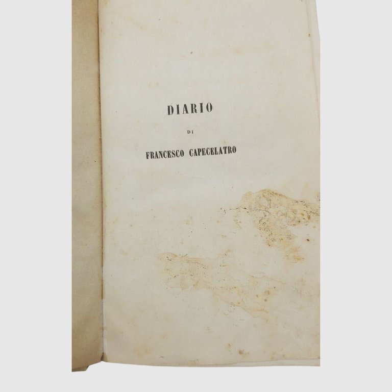 Diario contenente la storia delle cose avvenute nel Reame di …