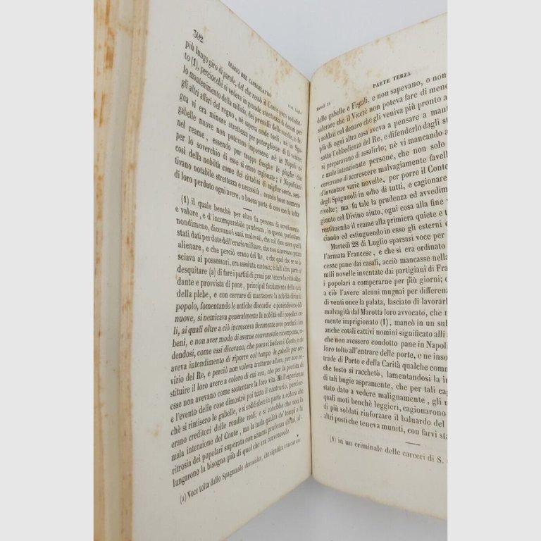 Diario contenente la storia delle cose avvenute nel Reame di …