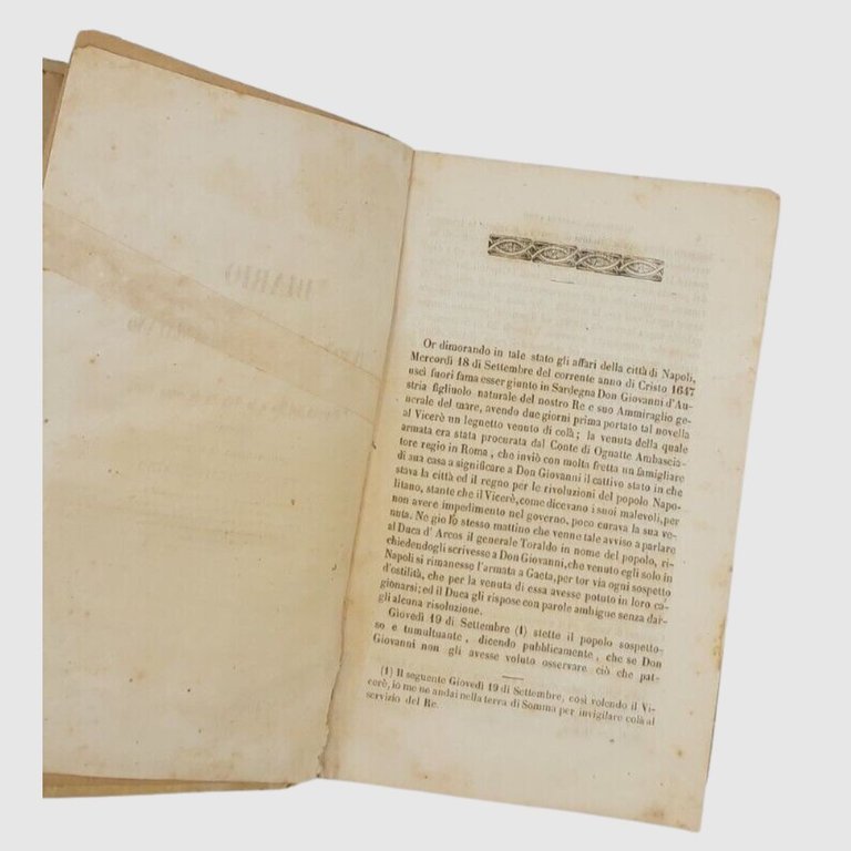 Diario contenente la storia delle cose avvenute nel Reame di …