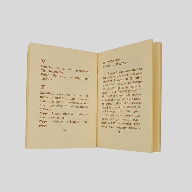 Dizionarietto della malavita napoletana. A cura di Renato de Falco. … | Immagine Gallery 2