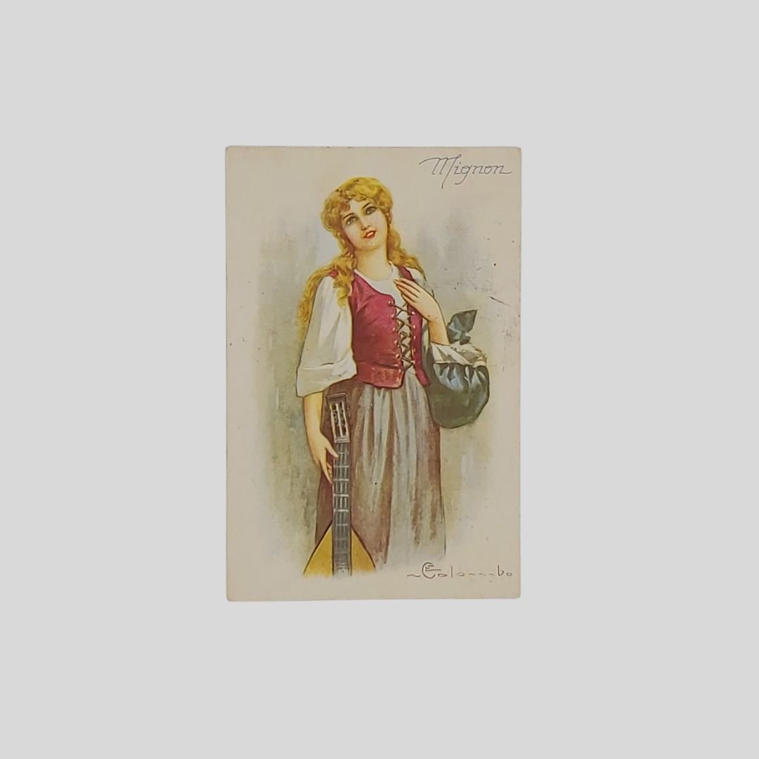 Donna con mandolino.