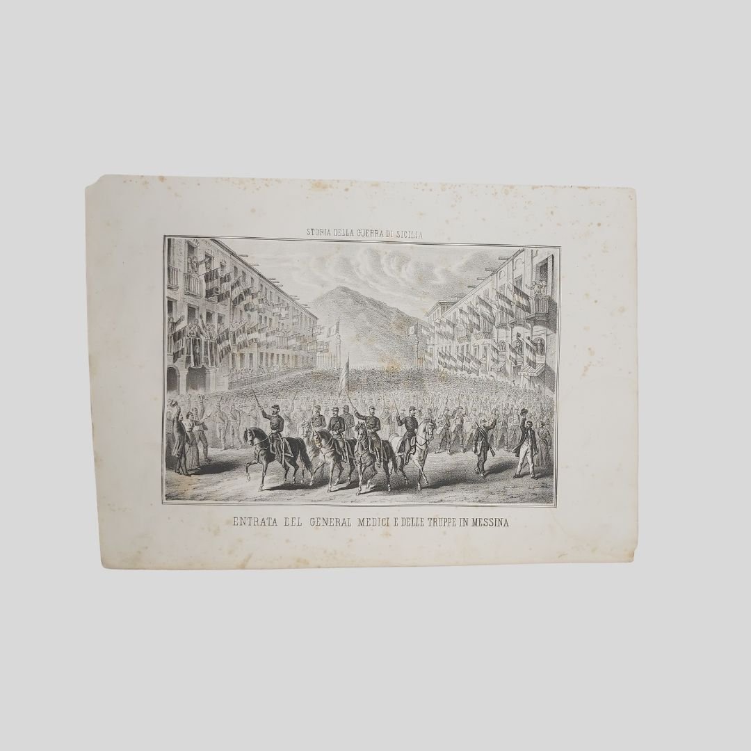 Entrata del General Medici e delle truppe in Messina