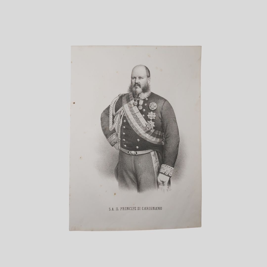 Eugenio Emanuele di Savoia Principe di Carigliano, ritratto a mezza …