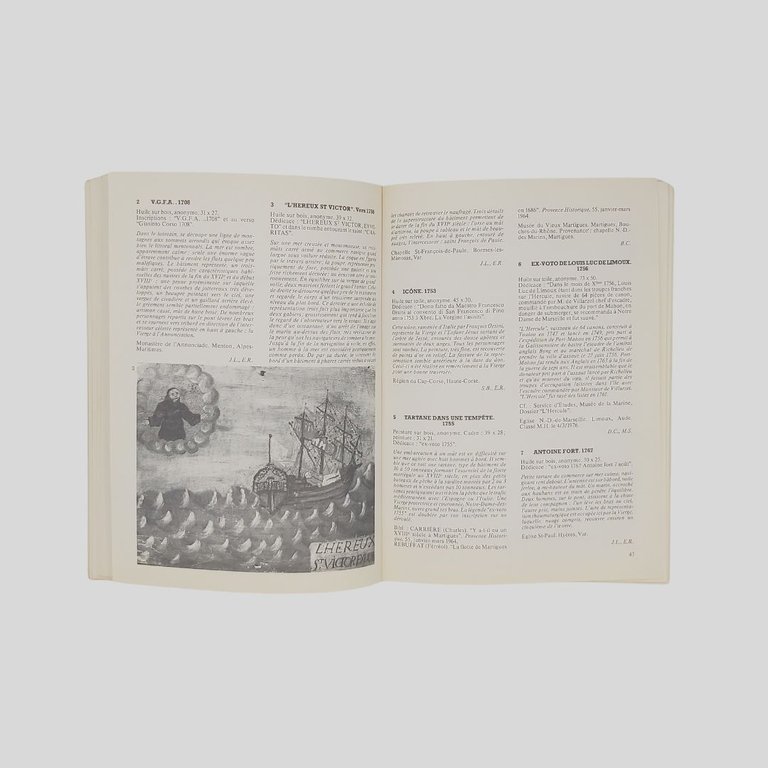 Ex-voto marins de méditerranée. Catalogue.