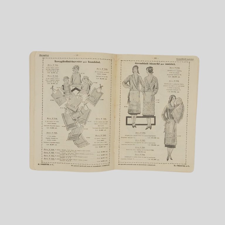 Fabbrica telerie E. Frette & C. Monza. Catalogo generale n. …