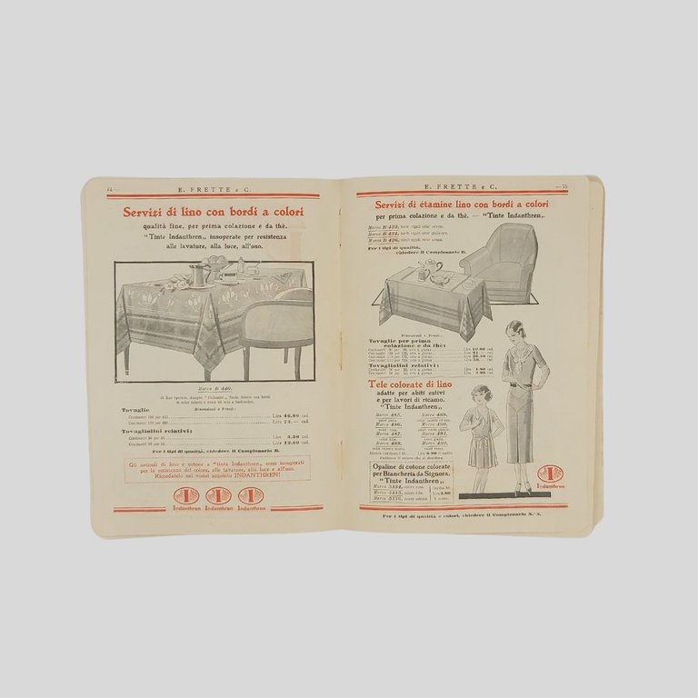 Fabbrica telerie E. Frette & C. Monza. Catalogo generale n. …
