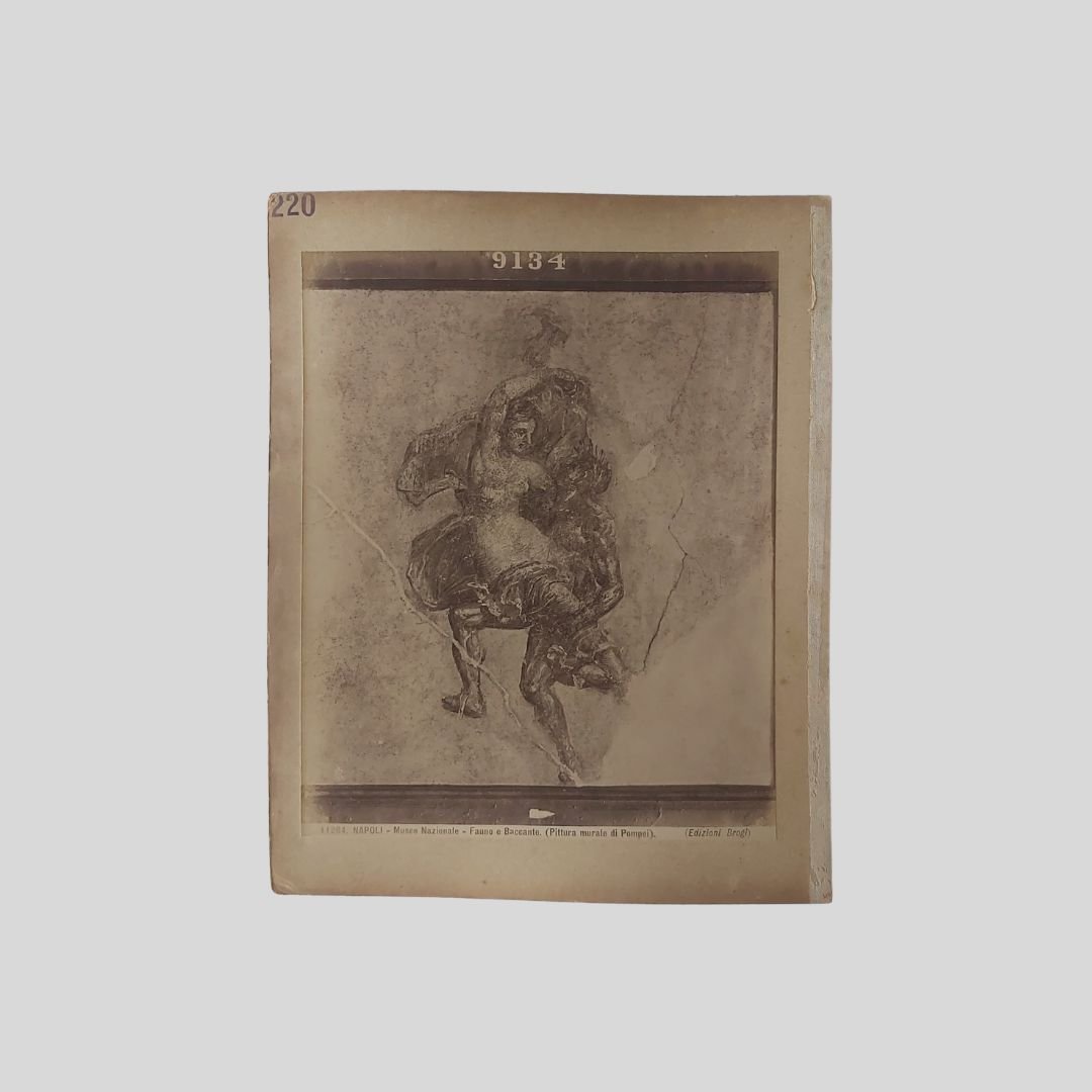 Fauno e Beccante. Napoli Museo Nazionale. Edizioni Brogi. | Immagine principale