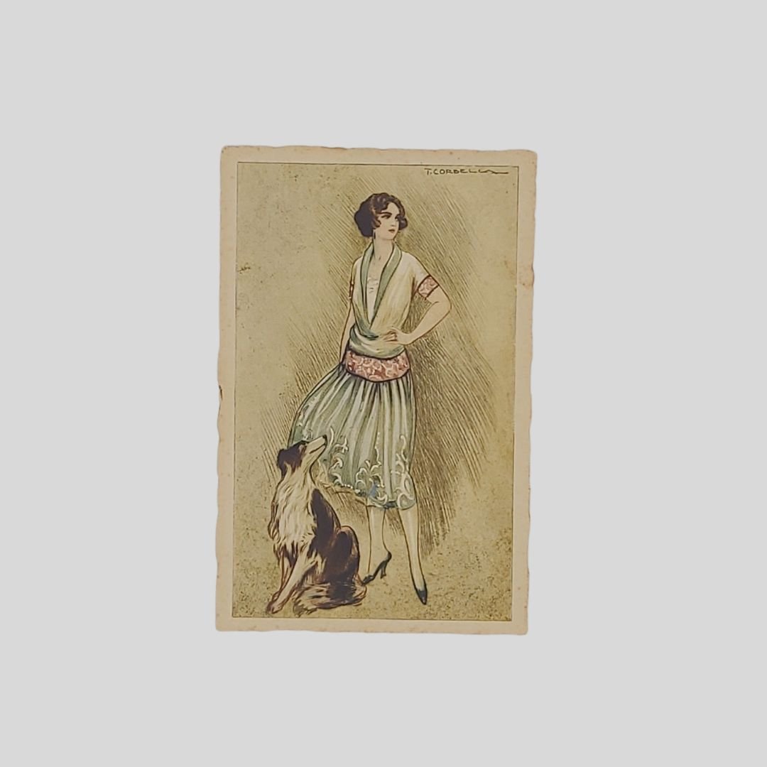 Figura Femminile con Cane.