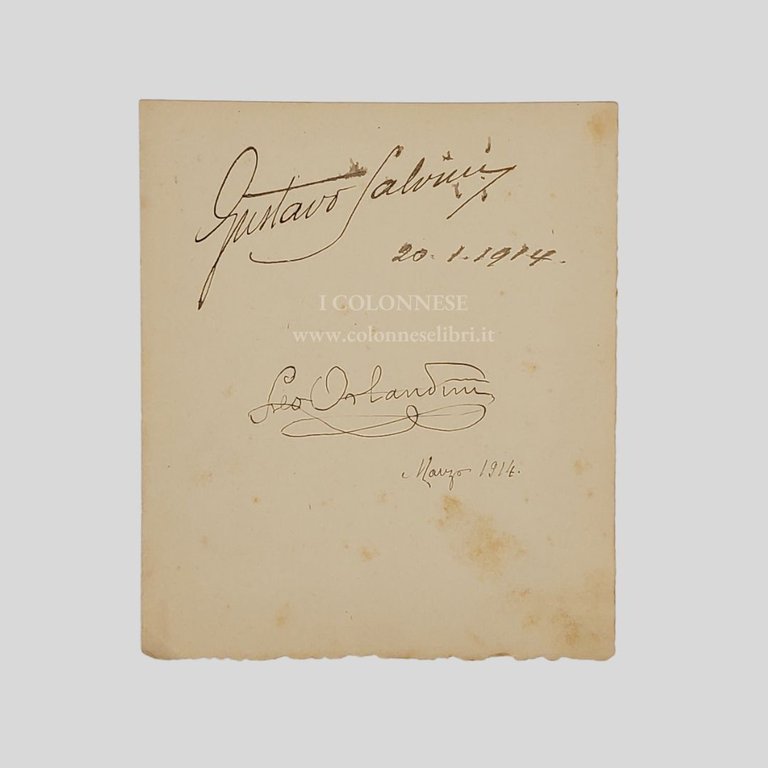 Firma autografa.