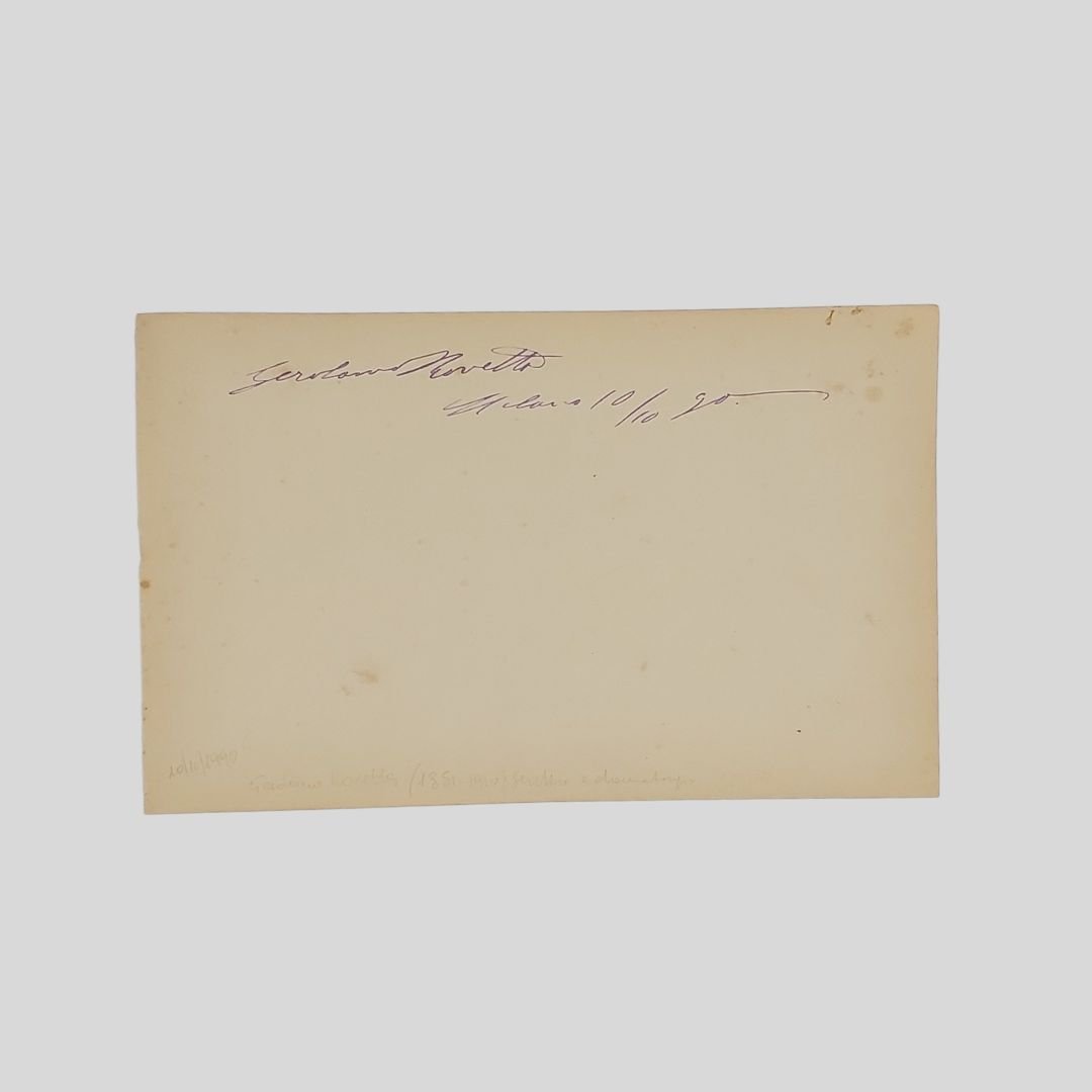 Firma autografa su pagina di “liber amicorum”