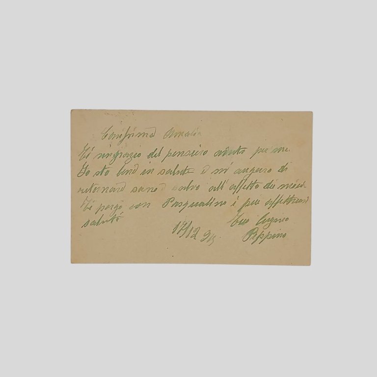 Franchiglia militare. Zona di Guerra.