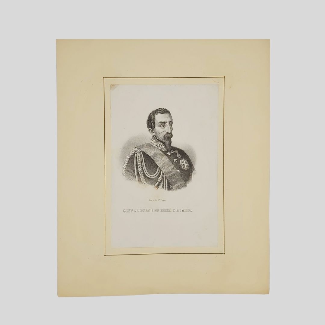 Generale Alessandro della Marmora [1799-1855] Generale e patriota. Fu l’ispiratore …