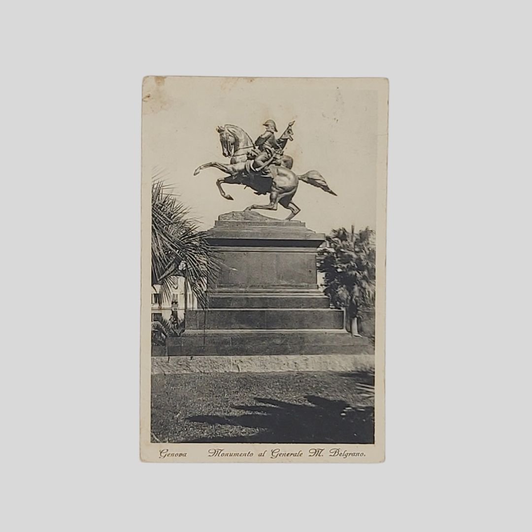 Genova. Monumento al Generale Manuel Belgrano.