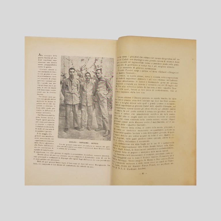 Goliardi e scugnizzi nelle quattro giornate napoletane.