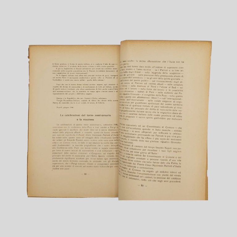 Goliardi e scugnizzi nelle quattro giornate napoletane.