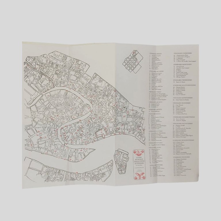 Guida musicale della città di Venezia.