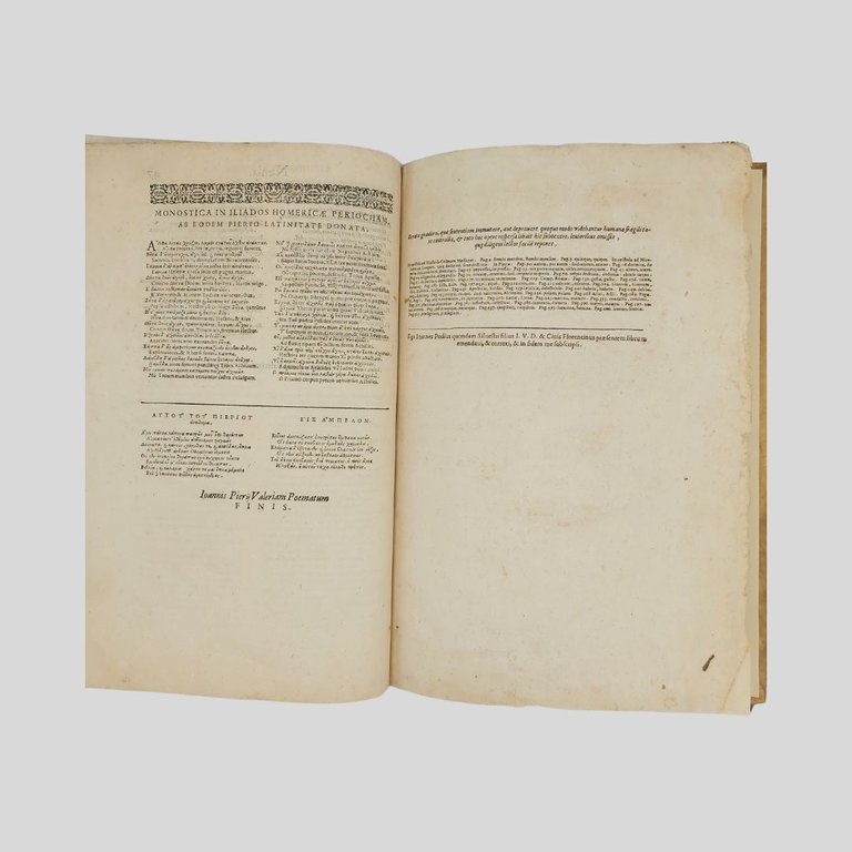 Hieroglyphica, seu de sacris aegyptiorvm, aliarvmque gentivm lieris commentarii. Summa …