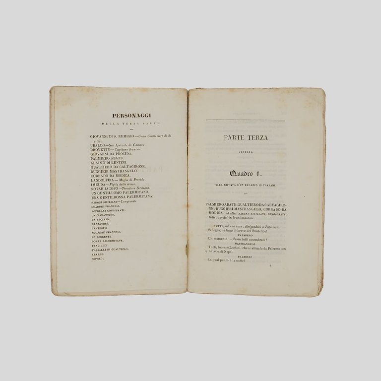 I Vespri Siciliani. Poema drammatico diviso in tre parti. | Immagine Gallery 7