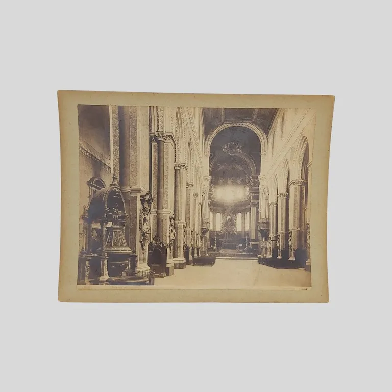 Giorgio Sommer. Interno del Duomo. Napoli. (11801).