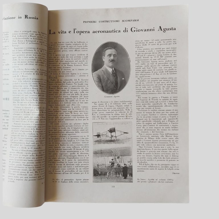 L’Ala d’Italia. Rivista mensile di aeronautica. Nuova serie.