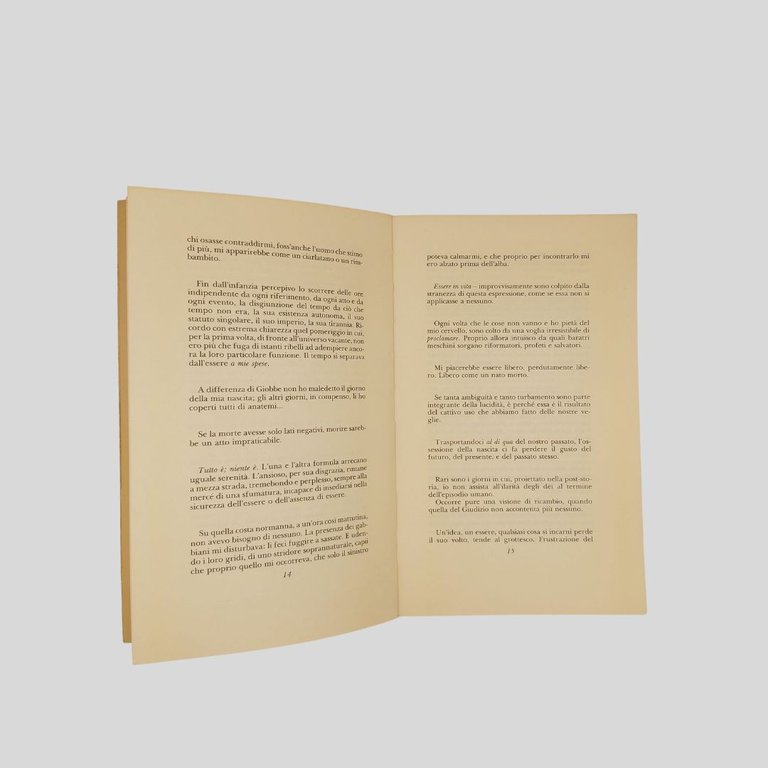 L’inconveniente di essere nati. Traduzione di Luigia Zilli