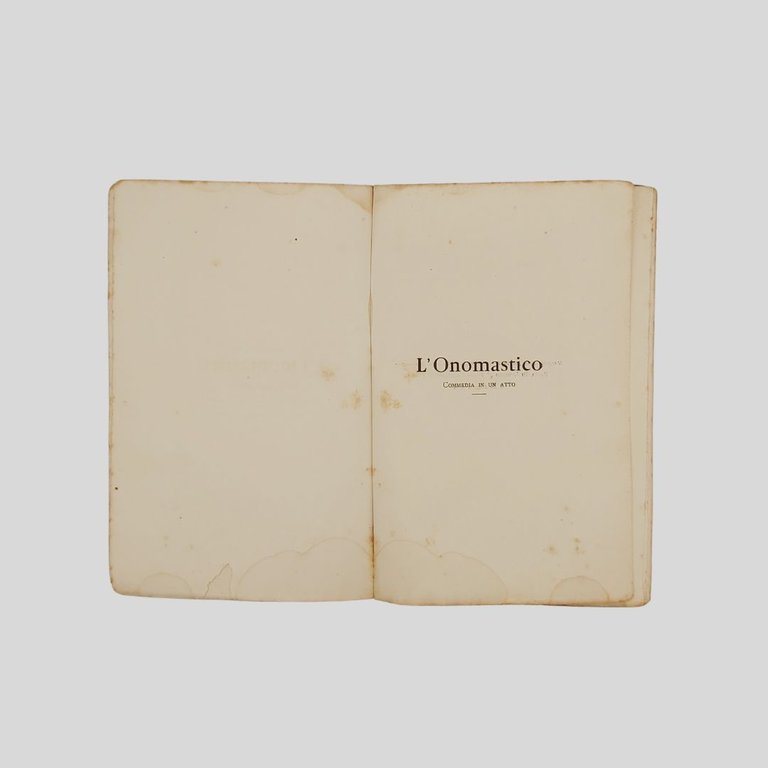 L’Onomastico e Il Duca Massimo. Due atti unici. | Immagine Gallery 2