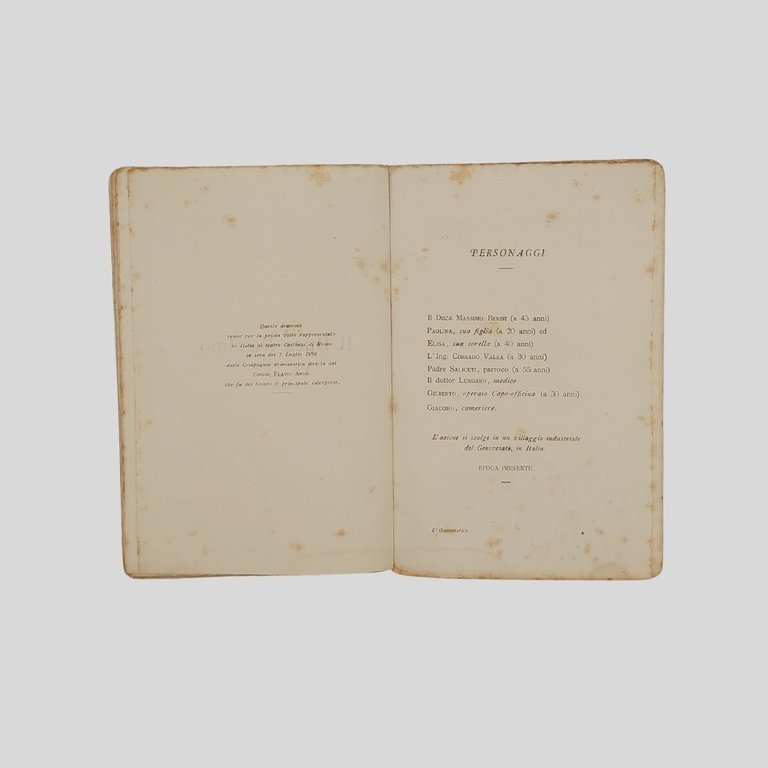 L’Onomastico e Il Duca Massimo. Due atti unici. | Immagine Gallery 6