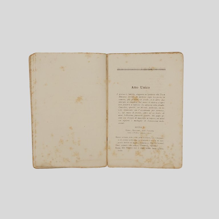 L’Onomastico e Il Duca Massimo. Due atti unici. | Immagine Gallery 7