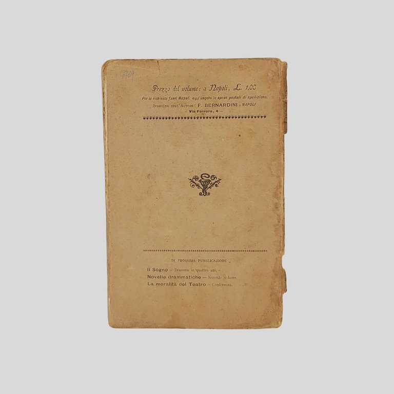 L’Onomastico e Il Duca Massimo. Due atti unici. | Immagine Gallery 9