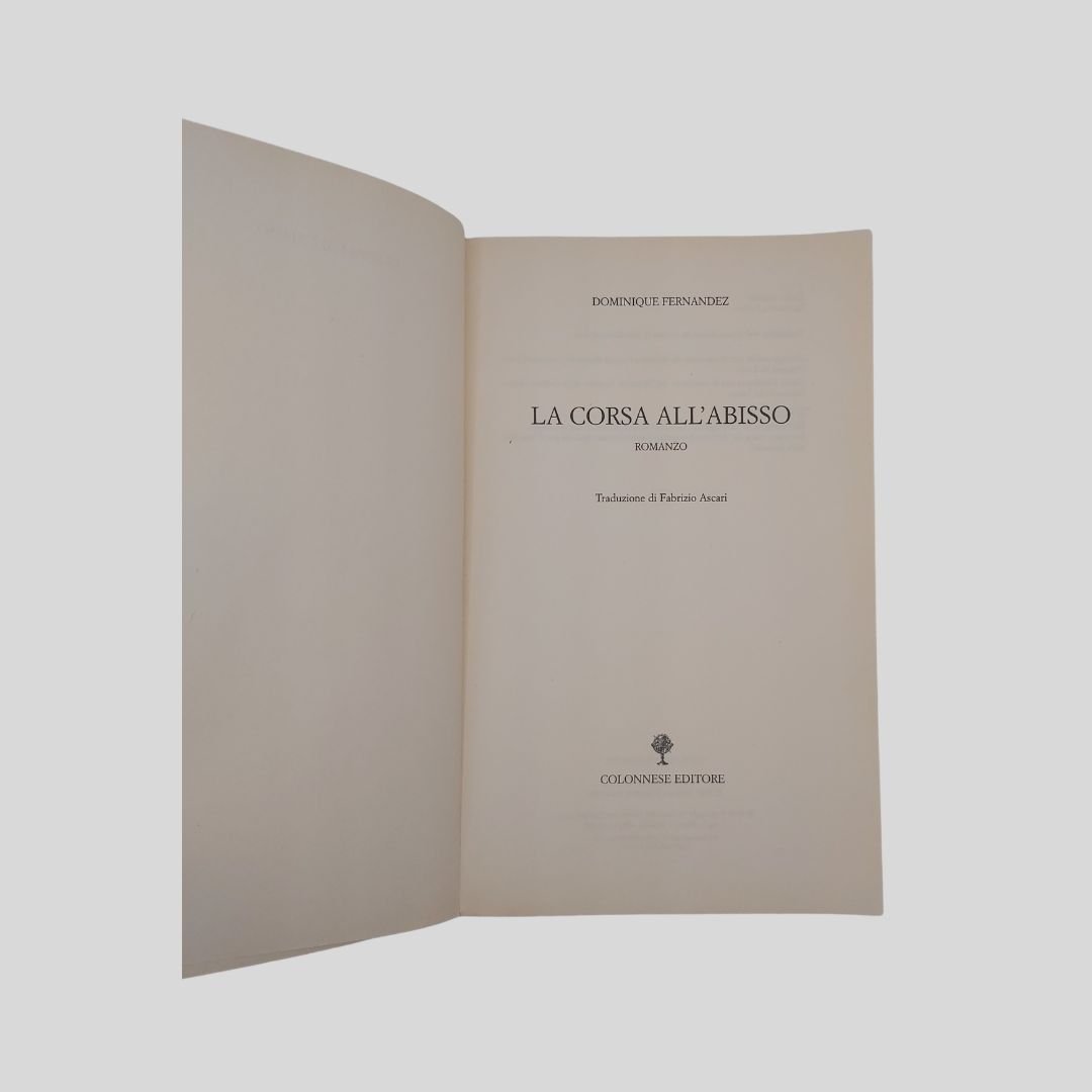 La corsa all’abisso. Romanzo. Traduzione di Fabrizio Ascari. | Immagine principale