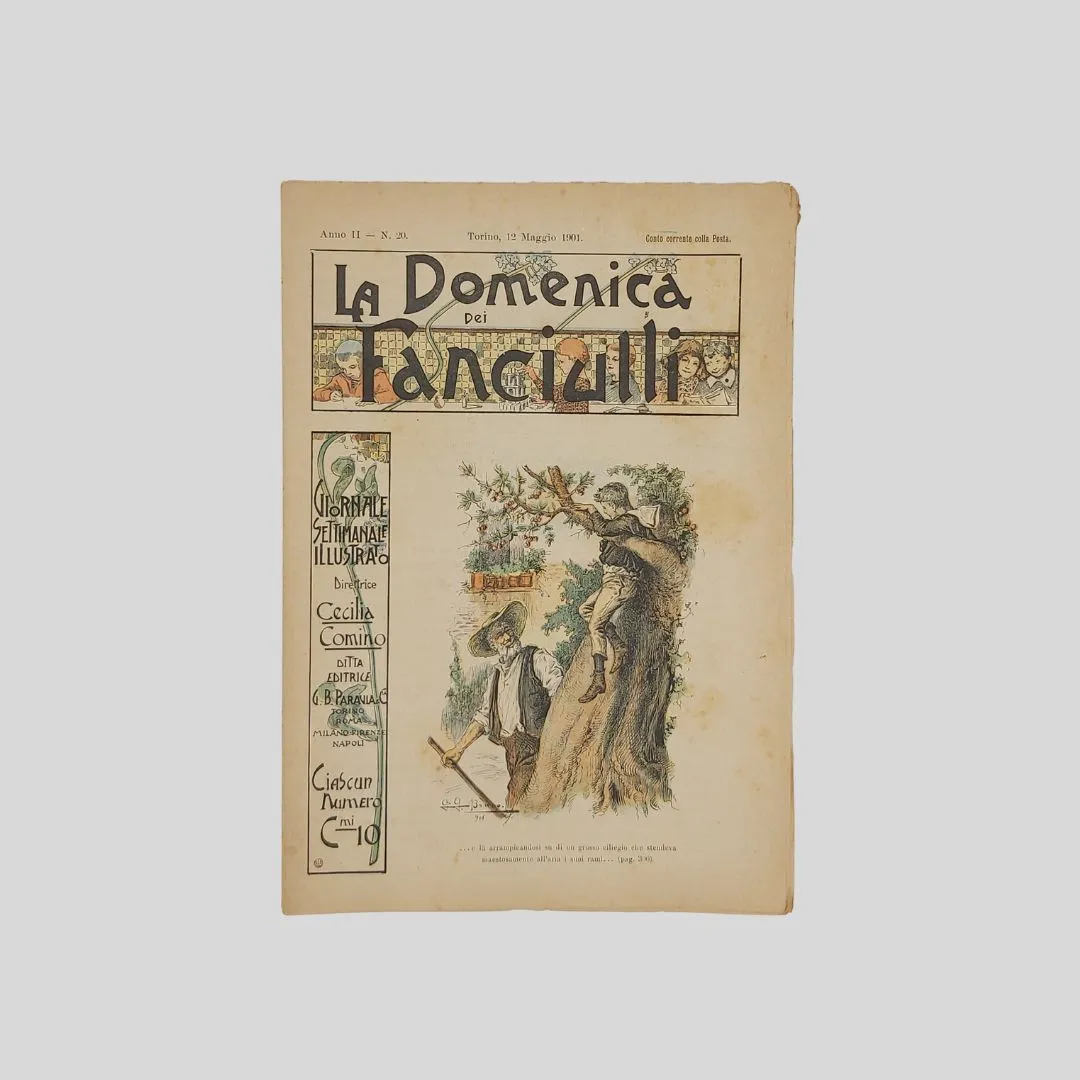La domenica dei fanciulli. Giornale settimanale illustrato. | Immagine principale