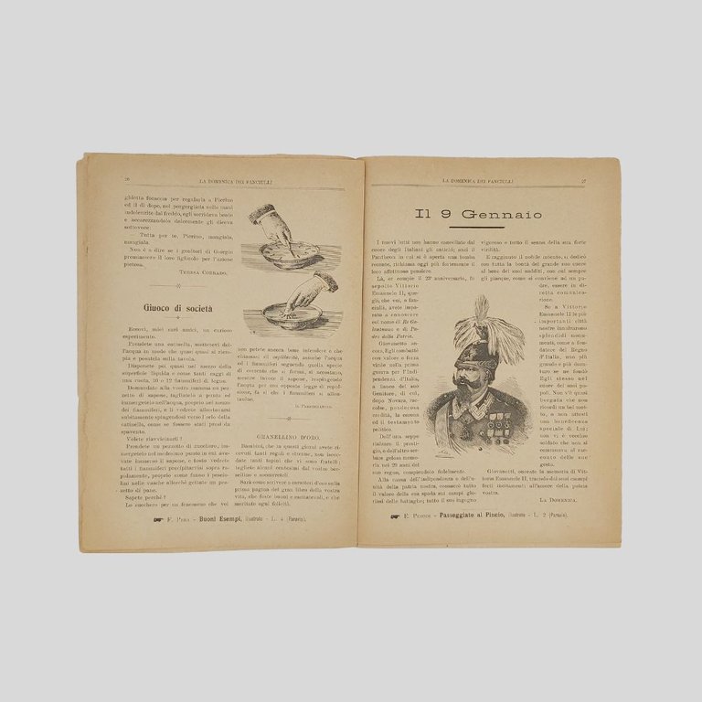 La domenica dei fanciulli. Giornale settimanale illustrato.
